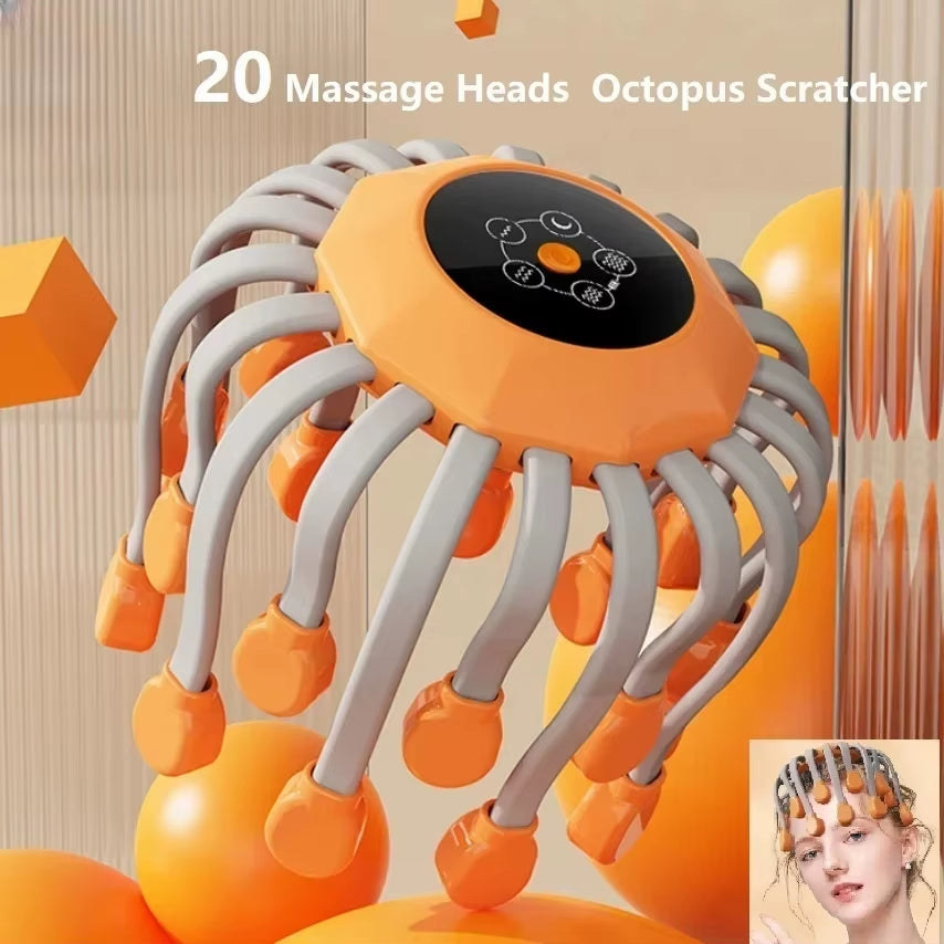 Smart Scalp Therapy Device for Stress Relief & Hair Health