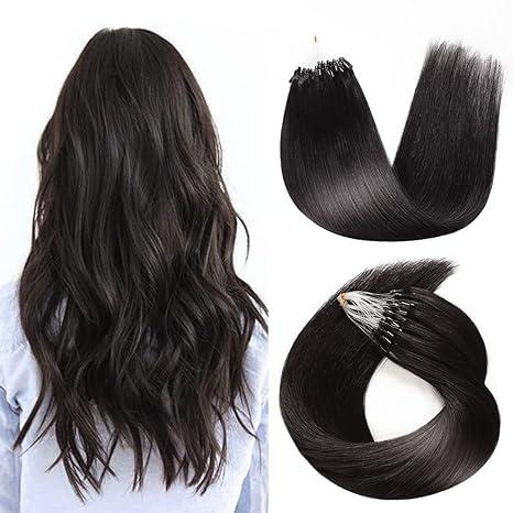 Natural Microlink Hair Extensions