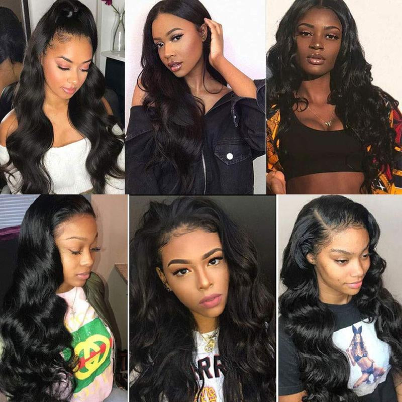 Luxe Body Wave Virgin Hair Bundles – 100% Brazilian Human Hair