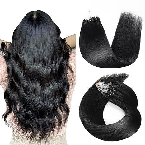 Natural Microlink Hair Extensions